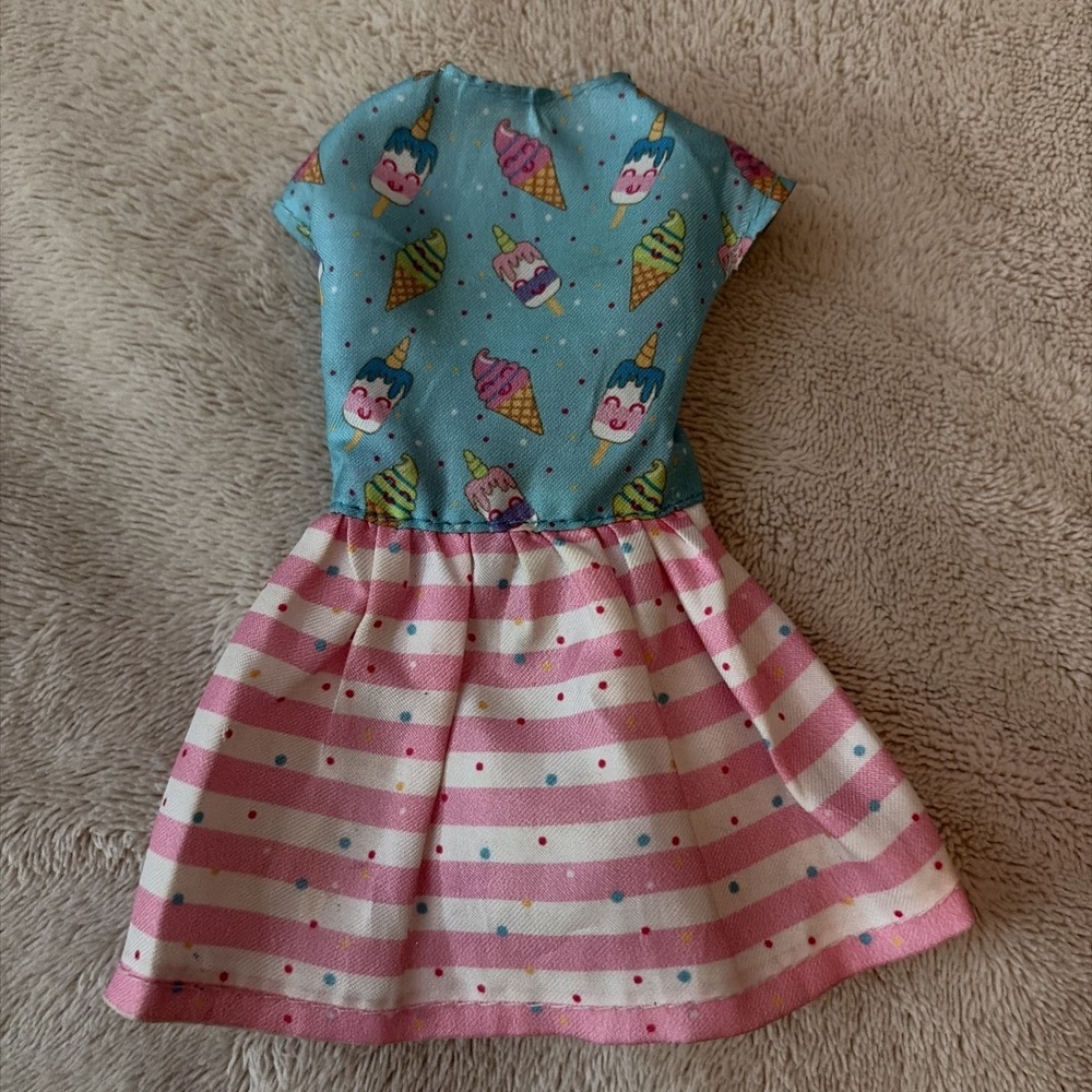 Barbie Clone Clothes Simba Fashion ‎ Ice Cream Themed Dress Outfit B11